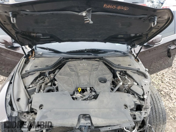 2019 Infiniti Q50 3.0t LUXE with VIN JN1EV7AP7KM512655, listed as a Copart auction lot 52543265 with 68,501 mi miles and Salvage Title. Bid and sale history available at carsss.com. Image 12.