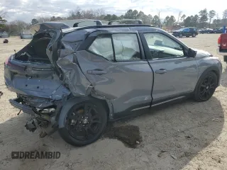 2021 Nissan Kicks SR with VIN 3N1CP5DV1ML517170, listed as a Copart auction lot 48242955 with 24,957 mi miles and Salvage Title. Bid and sale history available at carsss.com. Image 3.