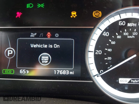 2018 Kia Niro LX with VIN KNDCB3LC7J5140579, listed as a IAAI auction lot 41895014 with 17,683 mi miles. Bid and sale history available at carsss.com. Image 15.