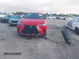 2025 Lexus NX with VIN 2T2ADCAZ8SC018984, listed as a IAAI auction lot 41641184 with 14,489 mi miles. Bid and sale history available at carsss.com. Image 13.