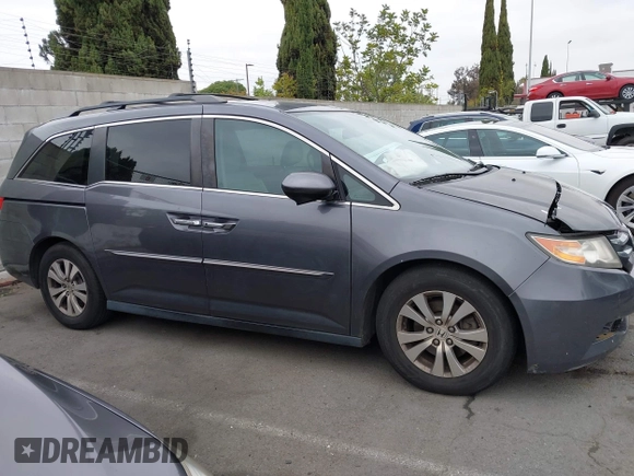 2017 Honda Odyssey EX-L with VIN 5FNRL5H66HB010100, listed as a IAAI auction lot 42088394 with Not Provided miles and . Bid and sale history available at DreamBid. Image 13.
