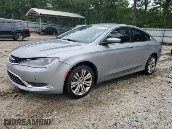 2015 Chrysler 200 Limited z VIN 1C3CCCAB8FN632007, wystawiony jako Copart lot #59488365 z przebiegiem 136 788 mil mil oraz Szkoda całkowita • Salvage title. Historia ofert i sprzedaży dostępna na DreamBid. Obrazek 1.