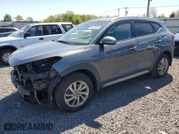 2018 Hyundai Tucson SEL with VIN KM8J3CA41JU784239, listed as a Copart auction lot 54331525 with 63,121 mi miles and Salvage title. Bid and sale history available at DreamBid. Image 1.