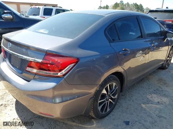 2015 Honda Civic Sedan LX with VIN 19XFB2F52FE103102, listed as a IAAI auction lot 41894506 with 202,840 mi miles. Bid and sale history available at carsss.com. Image 4.