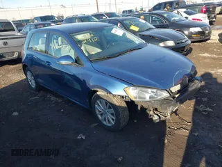 2016 Volkswagen Golf TSI S z VIN 3VW217AU9GM001460, wystawiony jako IAAI lot #41762912 z przebiegiem 171 140 mil mil oraz . Historia ofert i sprzedaży dostępna na DreamBid. Obrazek 1.