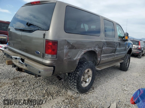 2003 Ford Excursion Limited с VIN 1FMNU43S23EB13028, выставлен на аукционе Copart как лот 59771045 с пробегом 225 405 миль миль и Списание • Salvage title. История ставок и продаж доступна на DreamBid. Изображение 3.