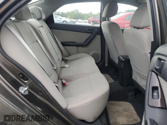 2010 Kia Forte EX with VIN KNAFU4A28A5255812, listed as a Copart auction lot 69701234 with 225,168 mi miles and Salvage Title. Bid and sale history available at carsss.com. Image 10.