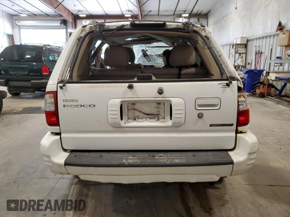 2001 Isuzu Rodeo S with VIN 4S2CK58W114324439, listed as a Copart auction lot 70426714 with Not Provided miles and Non Repairable. Bid and sale history available at DreamBid. Image 6.
