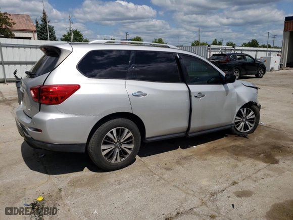 2017 Nissan Pathfinder S with VIN 5N1DR2MN8HC606127, listed as a Copart auction lot 68102204 with 94,984 mi miles and Clean Title. Bid and sale history available at carsss.com. Image 3.