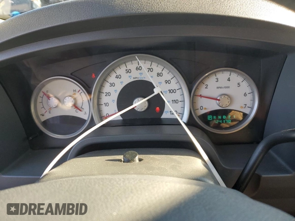 2006 Dodge Dakota SLT with VIN 1D7HW42K46S524262, listed as a Copart auction lot 82985654 with 124,170 mi miles and Salvage Title. Bid and sale history available at DreamBid. Image 9.