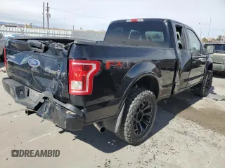 2017 Ford F-150 XL with VIN 1FTFX1EG2HKE01065, listed as a Copart auction lot 49050905 with 93,284 mi miles and Salvage Title. Bid and sale history available at carsss.com. Image 3.