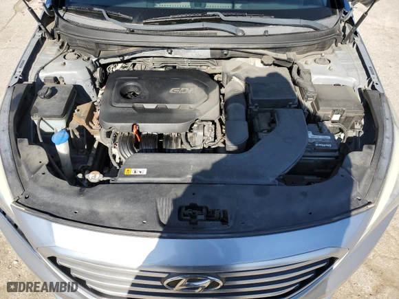 2015 Hyundai Sonata 2.4L SE with VIN 5NPE24AF1FH064182, listed as a Copart auction lot 52184035 with 105,906 mi miles and Salvage Title. Bid and sale history available at carsss.com. Image 11.