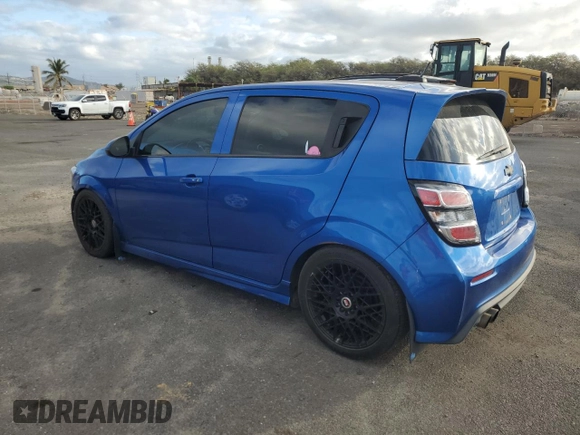 2017 Chevrolet Sonic LT with VIN 1G1JD6SB5H4129410, listed as a Copart auction lot 42488925 with 97,579 mi miles and Non Repairable. Bid and sale history available at carsss.com. Image 2.