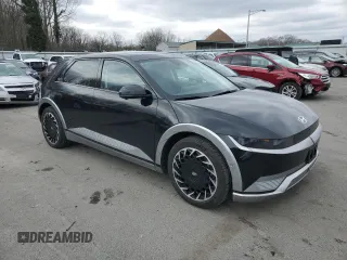 2022 Hyundai Ioniq 5 Limited with VIN KM8KRDAF7NU114002, listed as a Copart auction lot 45955225 with 20,257 mi miles and Salvage title. Bid and sale history available at DreamBid. Image 4.