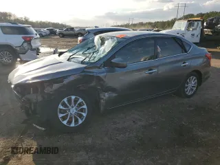 2019 Nissan Sentra S with VIN 3N1AB7AP6KY274978, listed as a Copart auction lot 79654974 with 101,372 mi miles and Salvage Title. Bid and sale history available at DreamBid. Image 1.