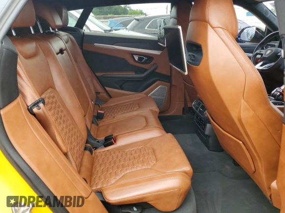 2019 Lamborghini Urus с VIN ZPBUA1ZL9KLA00879, выставлен на аукционе Copart как лот 58017485 с пробегом 23 614 миль миль и Списание • Salvage title. История ставок и продаж доступна на DreamBid. Изображение 11.