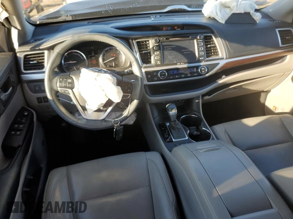 2015 Toyota Highlander Hybrid Limited with VIN 5TDDCRFH1FS013467, listed as a Copart auction lot 46098415 with 58,337 mi miles and Salvage Title. Bid and sale history available at carsss.com. Image 8.