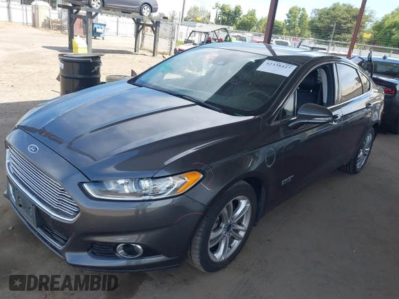 2016 Ford Fusion Titanium with VIN 3FA6P0SU9GR134575, listed as a IAAI auction lot 42338427 with 123,765 mi miles and . Bid and sale history available at DreamBid. Image 2.