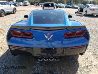 2014 Chevrolet Corvette Z51 3LT with VIN 1G1YM2D77E5105731, listed as a Copart auction lot 50523975 with 56,229 mi miles and Clean title. Bid and sale history available at DreamBid. Image 6.