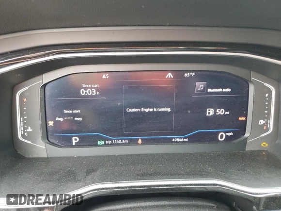 2020 Volkswagen Jetta SEL with VIN 3VWEB7BU5LM051890, listed as a Copart auction lot 60309235 with 49,846 mi miles and Salvage title. Bid and sale history available at DreamBid. Image 9.
