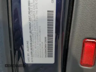 2019 Audi A6 Premium z VIN WAUD8AF2XKN129049, wystawiony jako Copart lot #56599385 z przebiegiem 45 585 mil mil oraz Szkoda całkowita • Salvage title. Historia ofert i sprzedaży dostępna na DreamBid. Obrazek 12.