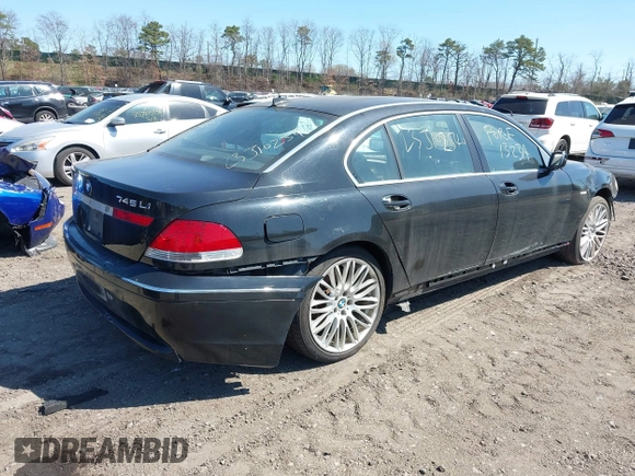 2003 BMW 7 Series 745Li with VIN WBAGN63473DR09509, listed as a IAAI auction lot 42061188 with Not provided miles and . Bid and sale history available at DreamBid. Image 4.