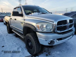 2007 Dodge Ram 2500 SLT with VIN 1D7KS28D87J577164, listed as a Copart auction lot 85691694 with 112,855 mi miles and Salvage Title. Bid and sale history available at carsss.com. Image 4.