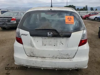 2013 Honda Fit with VIN JHMGE8H31DC063544, listed as a Copart auction lot 43292445 with 0 mi miles and Salvage Title. Bid and sale history available at carsss.com. Image 6.