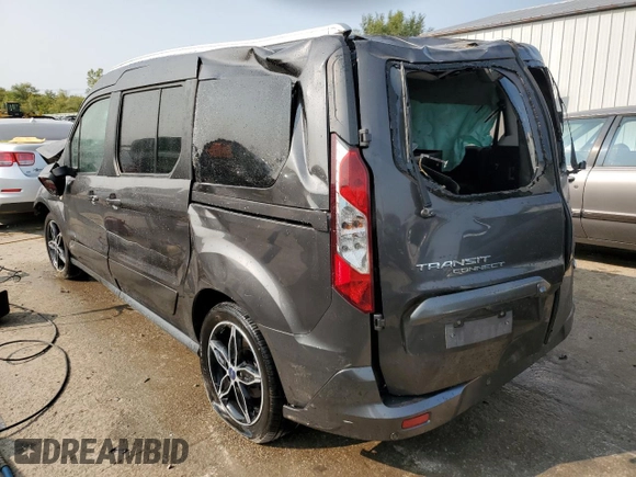 2018 Ford Transit Connect XLT с VIN NM0GS9F70J1365126, выставлен на аукционе Copart как лот 70570204 с пробегом 57 407 миль миль и Списание • Salvage title. История ставок и продаж доступна на DreamBid. Изображение 2.