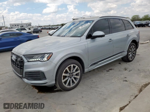 2024 Audi Q7 Premium Plus with VIN WA1LCBF74RD003777, listed as a Copart auction lot 48144115 with 13,659 mi miles and Salvage title. Bid and sale history available at DreamBid. Image 1.