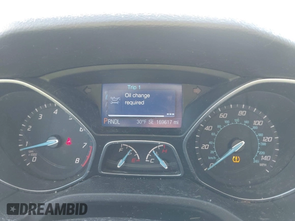 2013 Ford Focus SE with VIN 1FADP3F24DL288221, listed as a IAAI auction lot 41646815 with 169,617 mi miles. Bid and sale history available at carsss.com. Image 7.