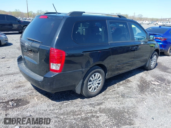 2014 Kia Sedona LX with VIN KNDMG4C71E6579260, listed as a IAAI auction lot 41985403 with 93,523 mi miles. Bid and sale history available at carsss.com. Image 4.