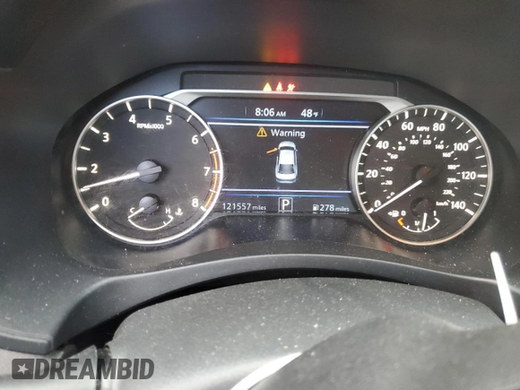 2019 Nissan Altima SR with VIN 1N4BL4CVXKC256619, listed as a Copart auction lot 46803955 with 121,557 mi miles and Non Repairable. Bid and sale history available at DreamBid. Image 9.