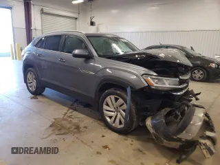 2021 Volkswagen Atlas SE with VIN 1V2KC2CAXMC219681, listed as a Copart auction lot 37899103 with 18,919 mi miles and Salvage title. Bid and sale history available at DreamBid. Image 4.