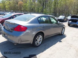 2013 Infiniti G37 x with VIN JN1CV6AR2DM358474, listed as a IAAI auction lot 42052200 with 87,273 mi miles. Bid and sale history available at carsss.com. Image 4.