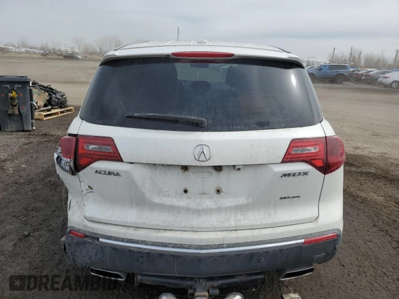 2012 Acura MDX Advance with VIN 2HNYD2H62CH001480, listed as a Copart auction lot 52713375 with 295,995 mi miles and Salvage title. Bid and sale history available at DreamBid. Image 6.