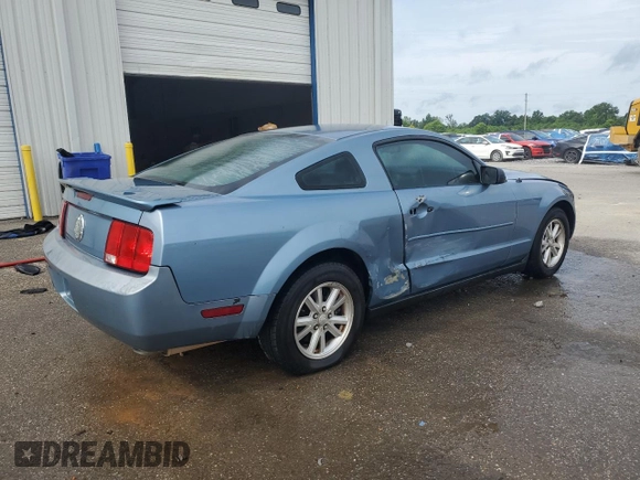 2007 Ford Mustang Deluxe with VIN 1ZVFT80N475294220, listed as a Copart auction lot 57589535 with 233,160 mi miles and Salvage title. Bid and sale history available at DreamBid. Image 3.
