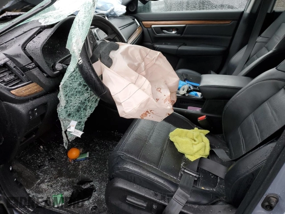 2021 Honda CR-V EX-L with VIN 2HKRW2H85MH630083, listed as a Copart auction lot 49996775 with Not Provided miles and Salvage Title. Bid and sale history available at DreamBid. Image 7.