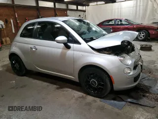 2013 FIAT 500 Pop with VIN 3C3CFFAR5DT526391, listed as a Copart auction lot 53429125 with 105,104 mi miles and Salvage Title. Bid and sale history available at carsss.com. Image 4.