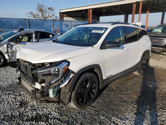 2020 GMC Terrain SLT with VIN 3GKALPEX7LL116818, listed as a Copart auction lot 46529725 with 41,018 mi miles and Salvage Title. Bid and sale history available at DreamBid. Image 1.