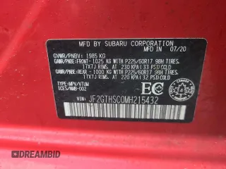 2021 Subaru Crosstrek Sport with VIN JF2GTHSC0MH215432, listed as a Copart auction lot 49838065 with 0 mi miles and Salvage Title. Bid and sale history available at carsss.com. Image 13.