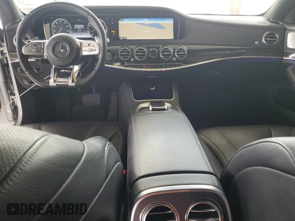 2015 Mercedes-Benz S 550 with VIN WDDUG8CB9FA157513, listed as a Copart auction lot 55181955 with 61,477 mi miles and Salvage Title. Bid and sale history available at carsss.com. Image 8.