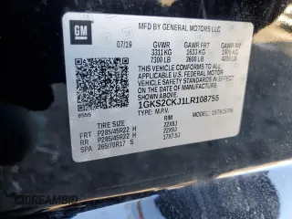 2020 GMC Yukon Denali with VIN 1GKS2CKJ1LR108755, listed as a Copart auction lot 45872565 with 84,156 mi miles and Salvage Title. Bid and sale history available at carsss.com. Image 14.