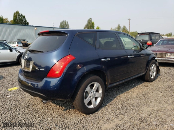 2005 Nissan Murano S with VIN JN8AZ08W35W414661, listed as a Copart auction lot 66145434 with 145,512 mi miles and Salvage Title. Bid and sale history available at carsss.com. Image 3.