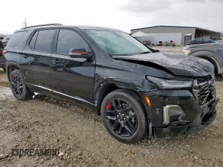 2023 Chevrolet Traverse Premier with VIN 1GNERKKWXPJ182441, listed as a Copart auction lot 61047555 with 151,567 mi miles and Salvage title. Bid and sale history available at DreamBid. Image 4.