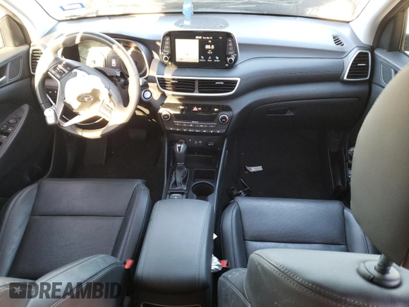 2020 Hyundai Tucson Sport with VIN KM8J33AL3LU110782, listed as a Copart auction lot 87068294 with 24,782 mi miles and Salvage title. Bid and sale history available at DreamBid. Image 8.
