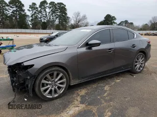 2019 Mazda 3 w/Select Pkg with VIN 3MZBPAAL9KM113347, listed as a Copart auction lot 87378514 with 35,244 mi miles and Salvage Title. Bid and sale history available at carsss.com. Image 1.