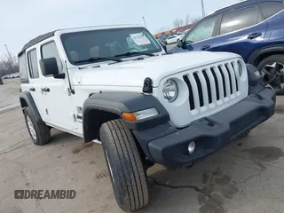 2022 Jeep Wrangler Unlimited Sport with VIN 1C4HJXDG9NW195083, listed as a IAAI auction lot 41515229 with 44,445 mi miles and . Bid and sale history available at DreamBid. Image 1.