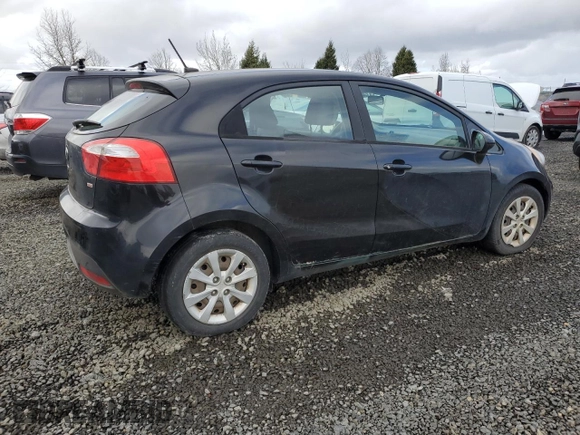 2015 Kia Rio LX with VIN KNADM5A30F6509794, listed as a Copart auction lot 46906075 with 80,546 mi miles and Clean Title. Bid and sale history available at carsss.com. Image 3.
