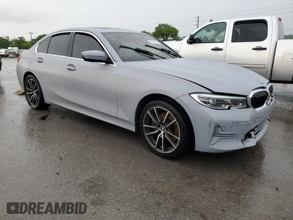 2021 BMW 3 Series 330i xDrive with VIN 3MW5R7J01M8B49397, listed as a Copart auction lot 55161355 with Not provided miles and Salvage title. Bid and sale history available at DreamBid. Image 4.